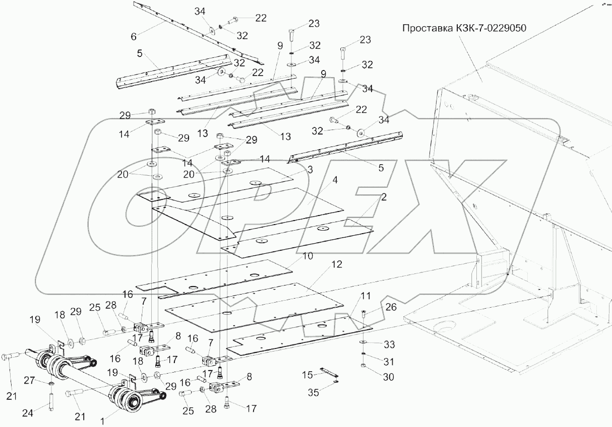 Установка вибродна КЗК-7-0226000