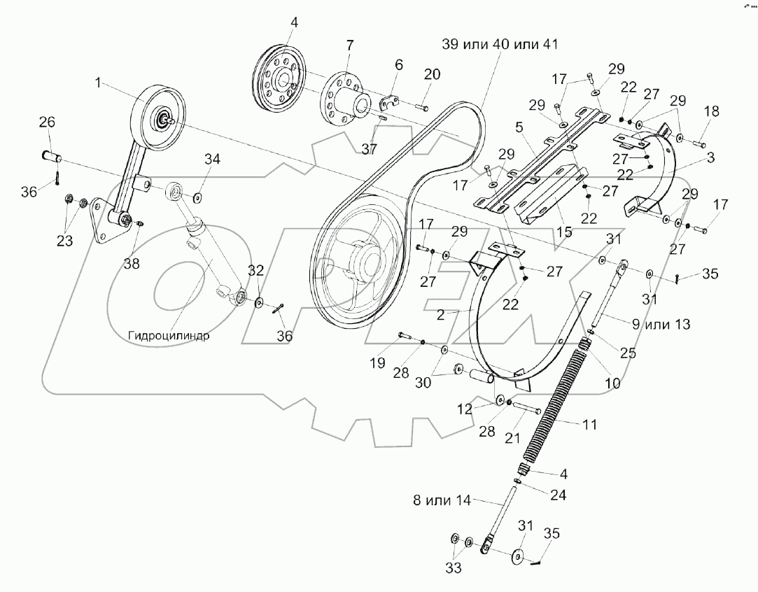Привод вибратора КЗК 0223000Б-01