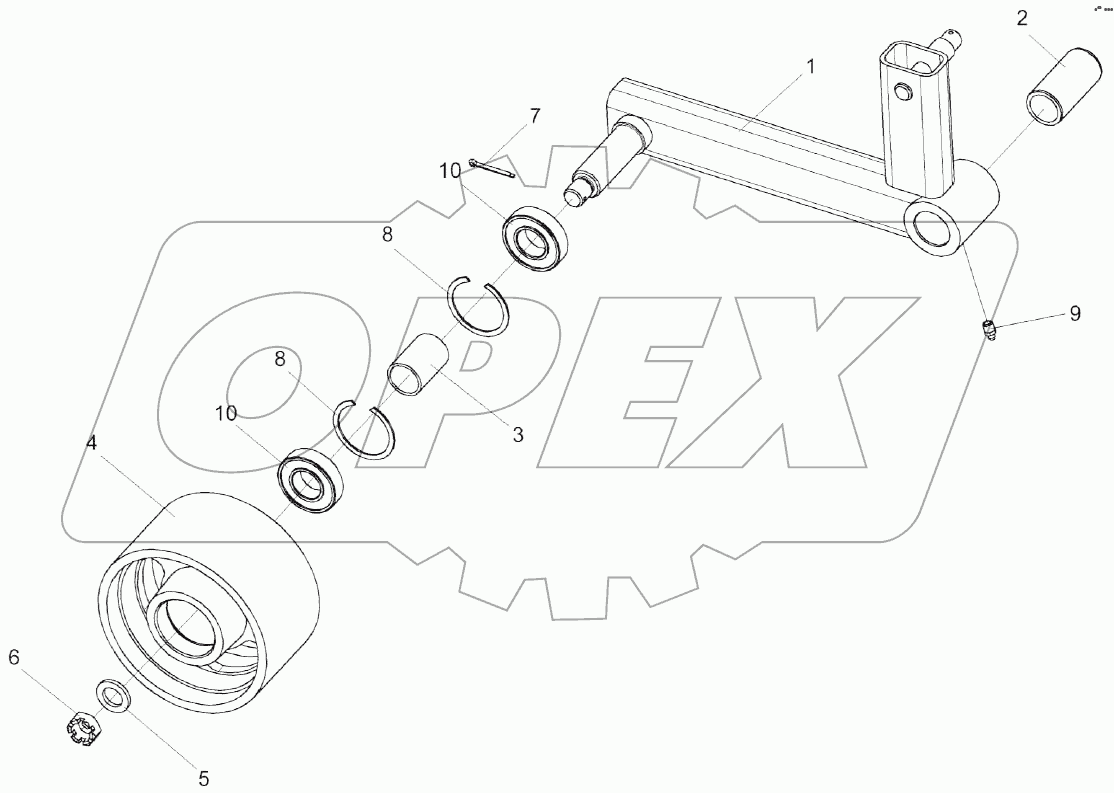 Рычаг КЗК 0100590
