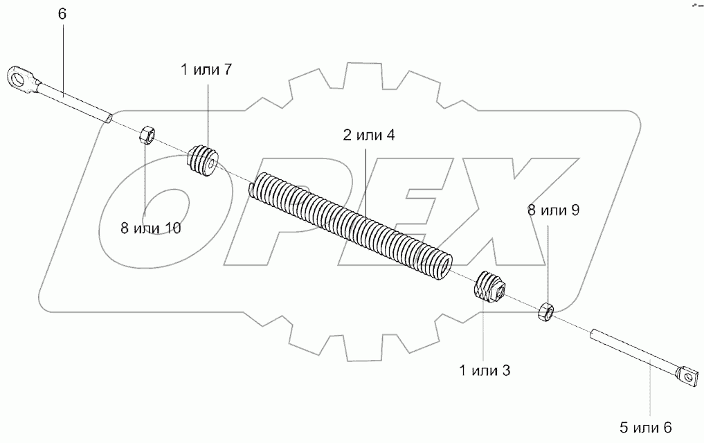 Пружины КЗК 0100720 и КЗР 0202800А