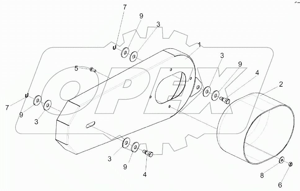 Ограждение КЗК-8-1810120