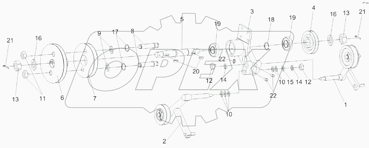 Контрпривод КЗК-8-3-0112080