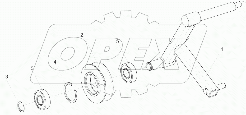 Рычаг КЗК 0112210А