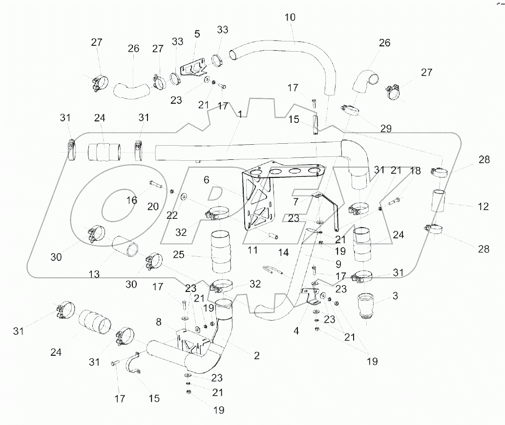 Установка труб КЗК-8-4-0106200Э