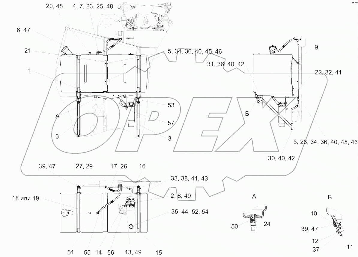 Установка топливного оборудования КЗК-8-4-0126000Э