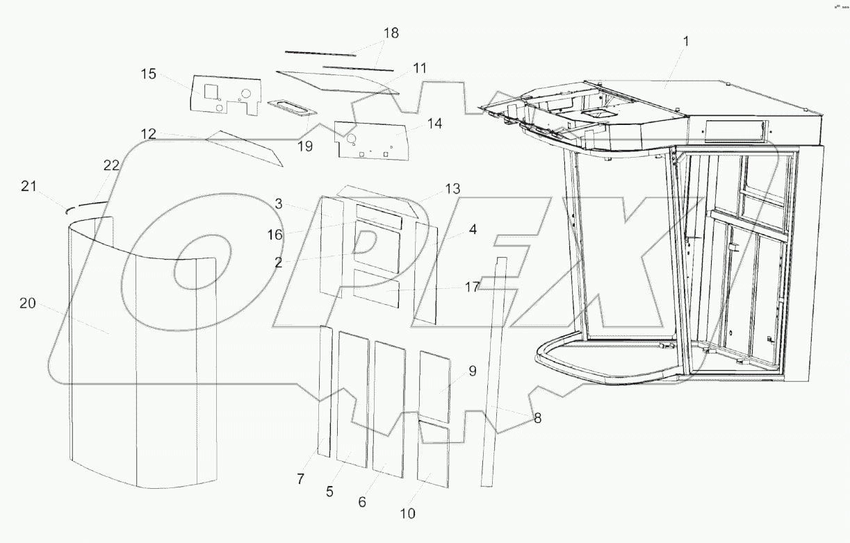 Каркас КЗК-12-0120010