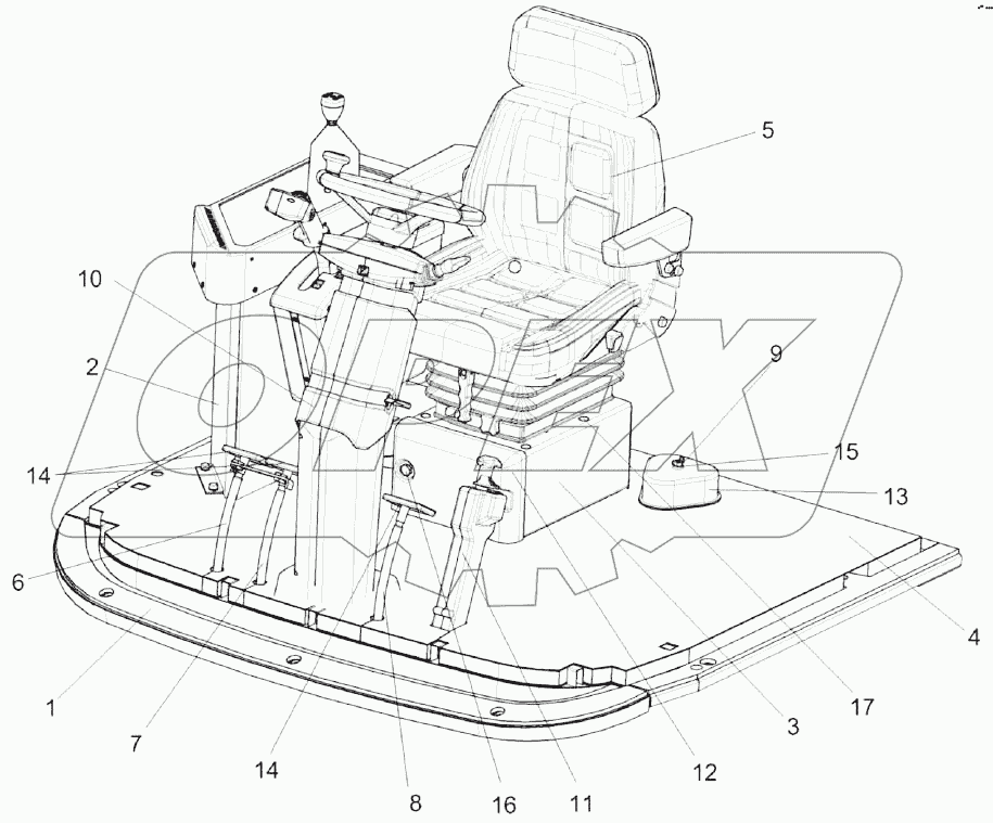 Площадка управления КЗК-8-4-0119000Э