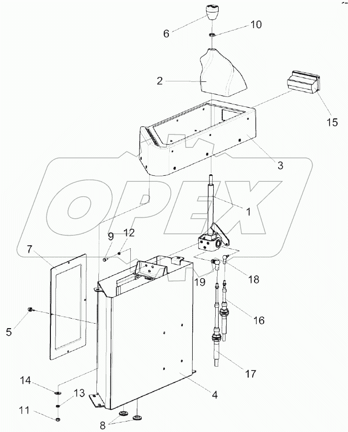 Пульт управления КЗК-8-4-0119510