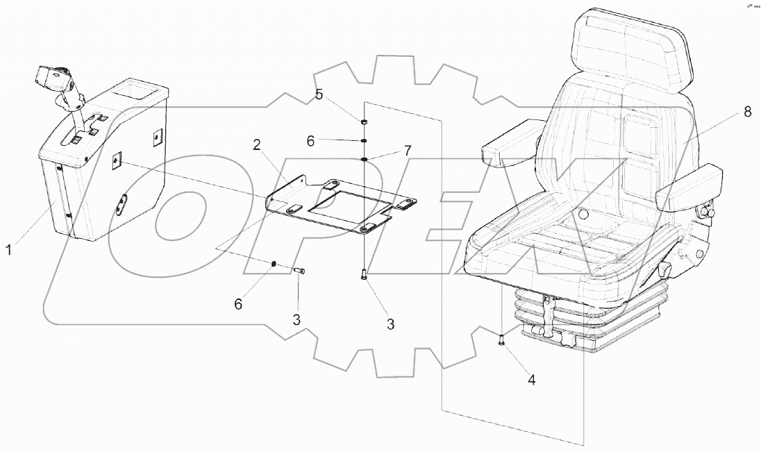 Cиденье КЗК-12-0119290Б-01
