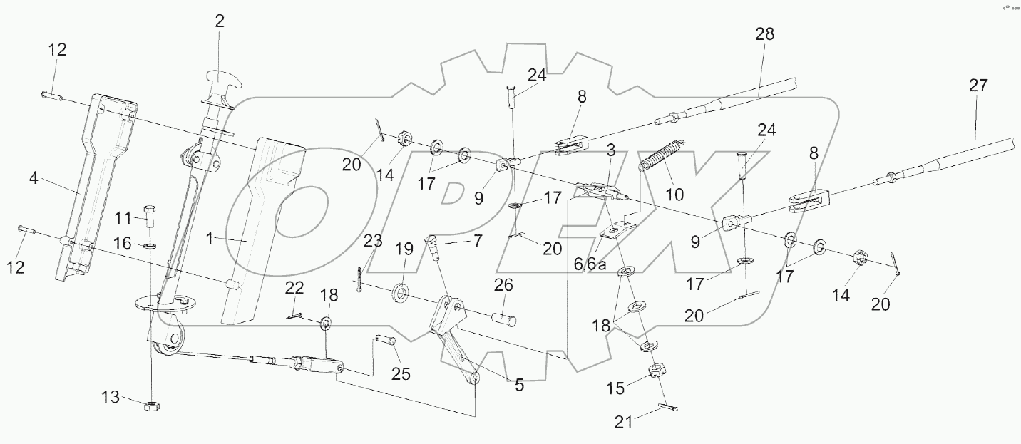 Установка колонки привода УЭС 0300710