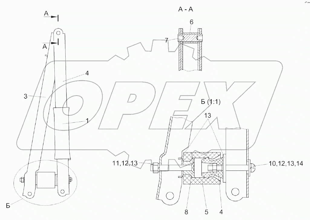 Механизм фиксации КЗК-8-0128310
