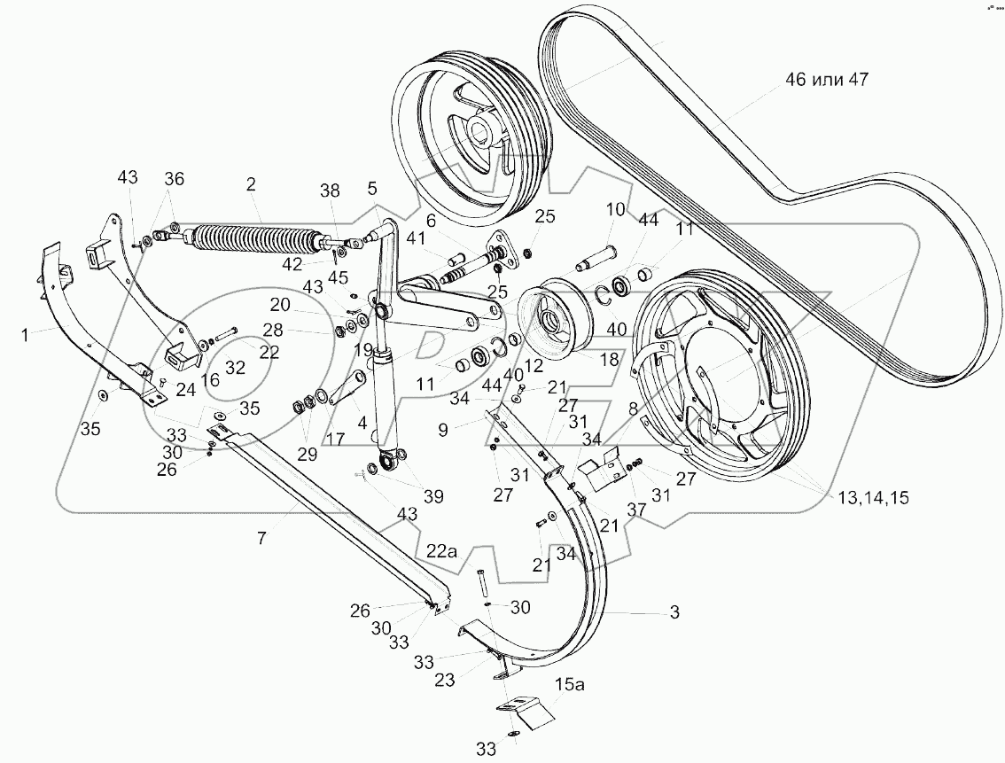 Привод наклонной камеры КЗК 0125000