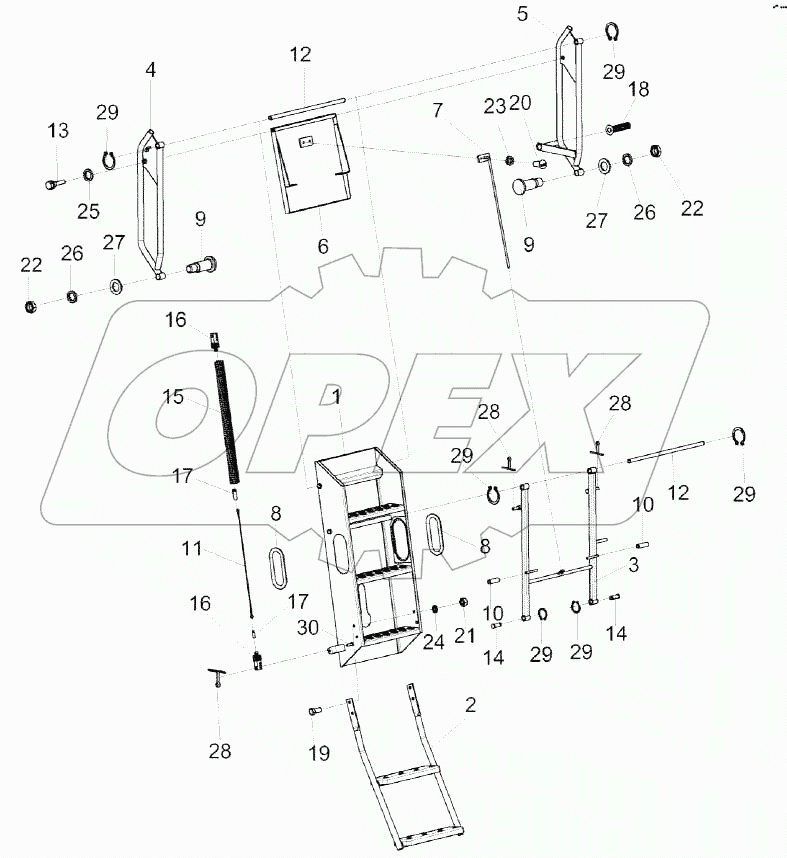 Установка трапа КЗК-7-0117000