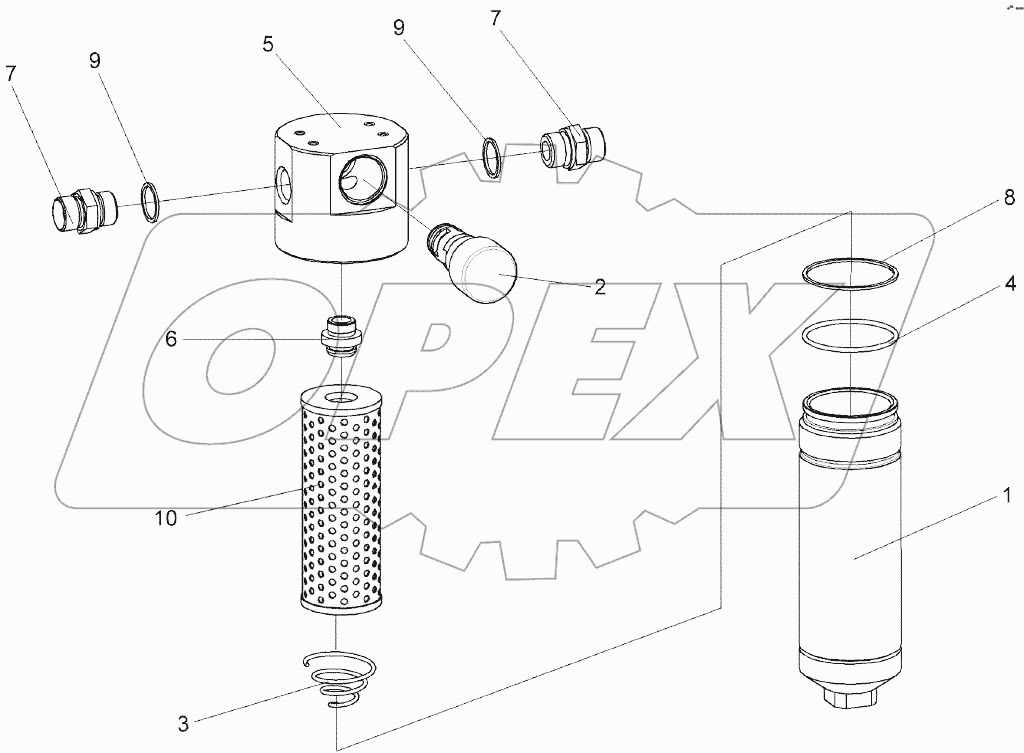 Фильтр напорный КЗК-12-0602570