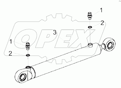 Гидроцилиндр КЗК 0602510