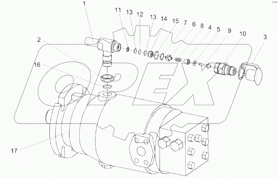 Гидромотор КЗК-12-0601500-01