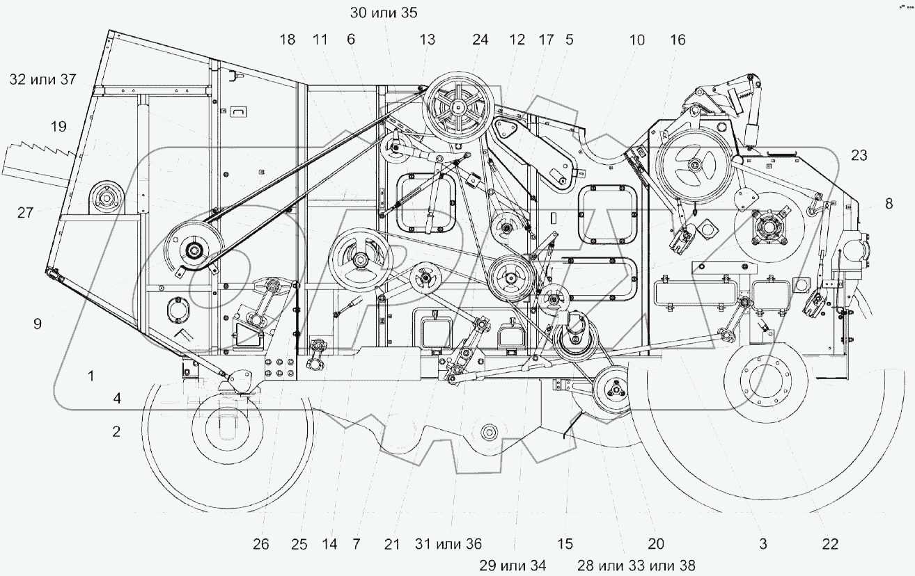 Очистка КЗК-8-4-0202000Э (вид справа)