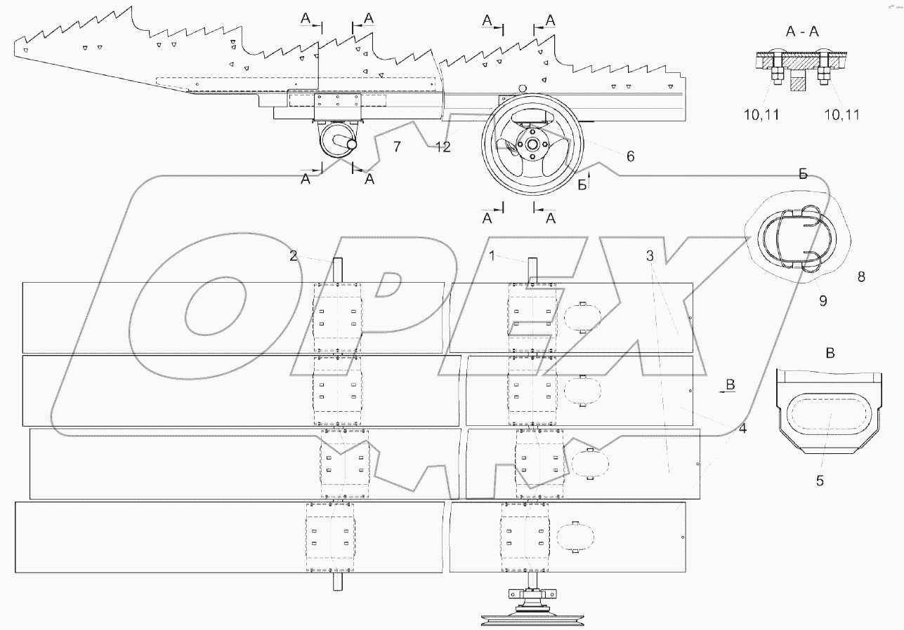 Соломотряс КЗК-8А-0212000