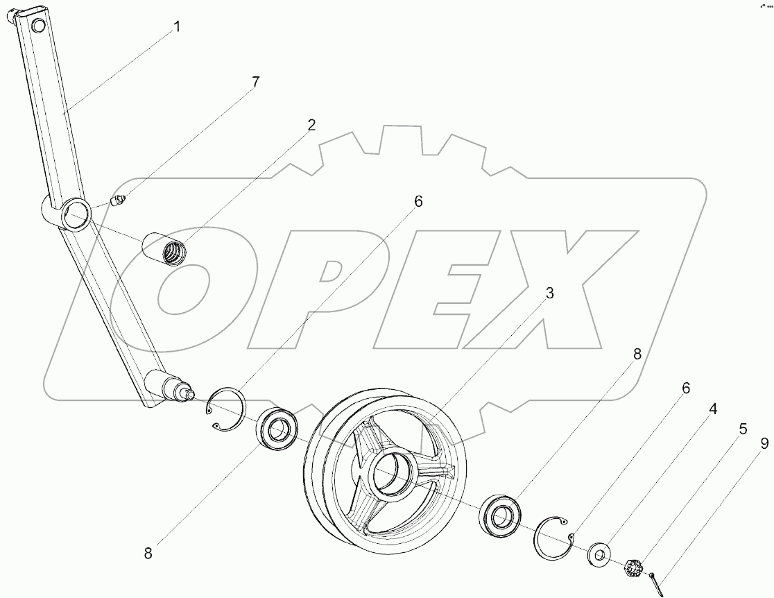 Рычаг КЗК 0202400В