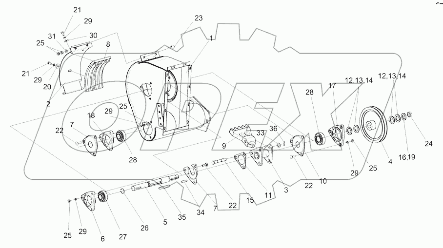 Устройство домолачивающее КЗК 0207000В