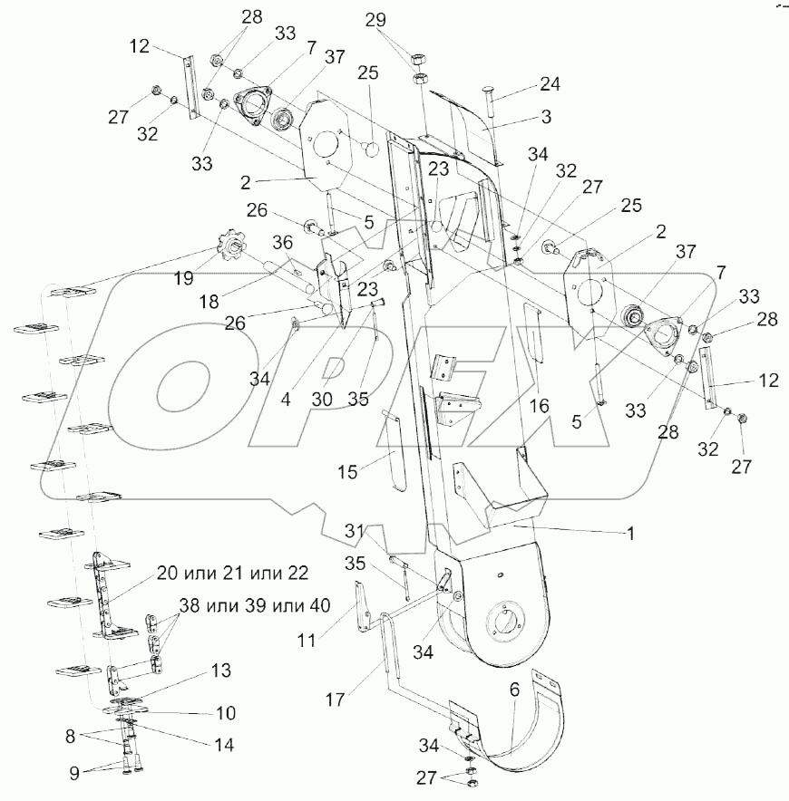 Элеватор колосовой КЗК 0208000А-03