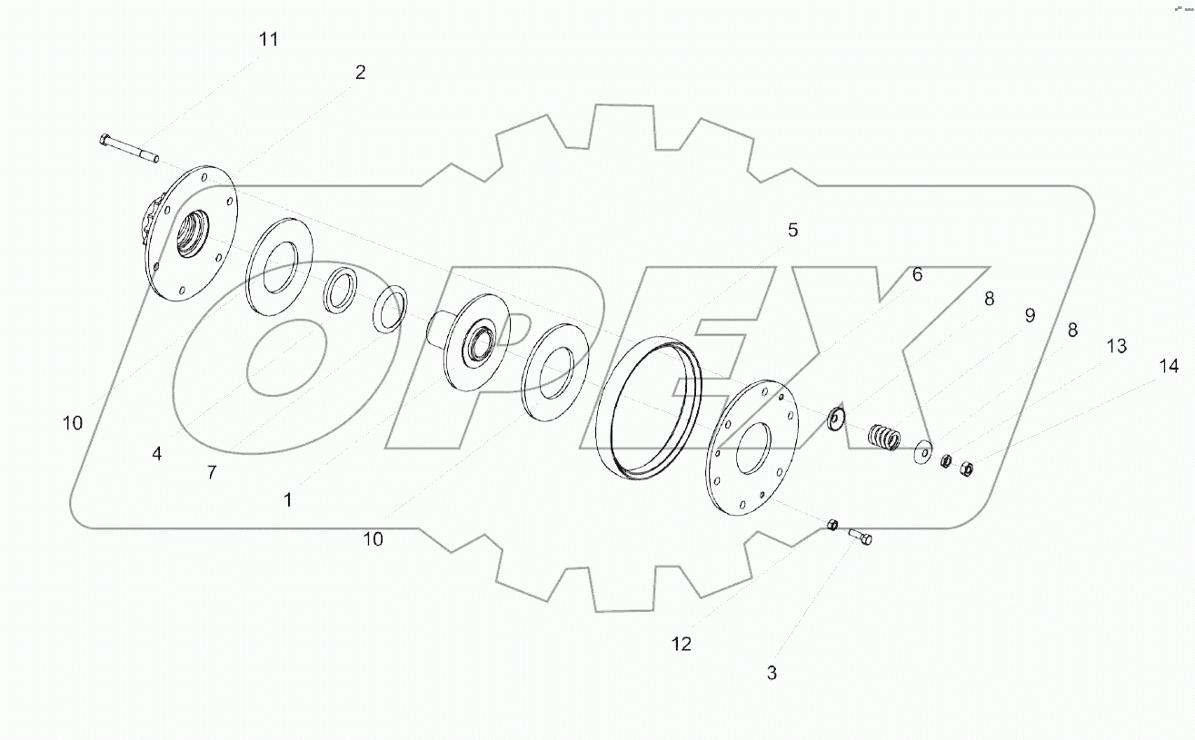 Муфта фрикционная КЗК 0219020Б-01