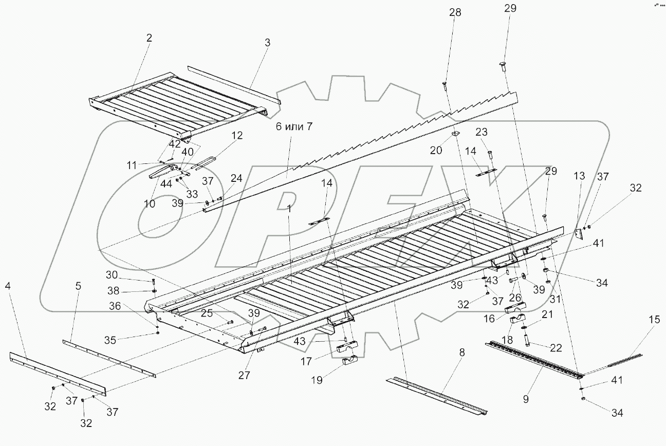 Доска стрясная КЗК 0280000А