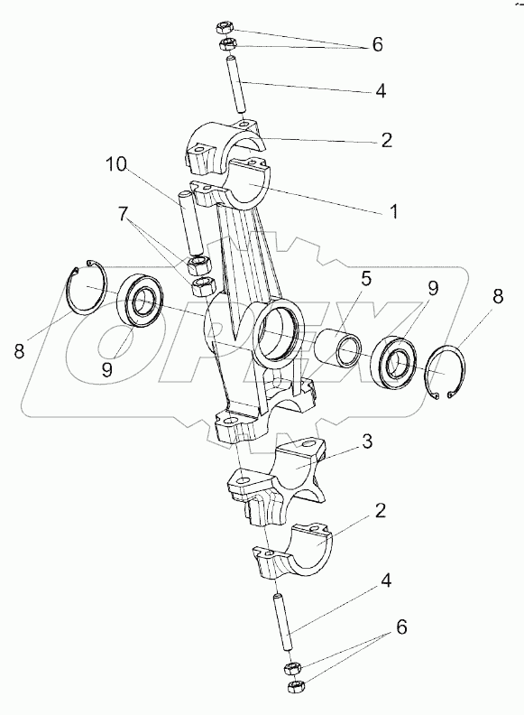 Рычаг КЗР 0202160Г