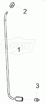 Маслопровод КЗК-7-0102360 и КЗК-10-0102360