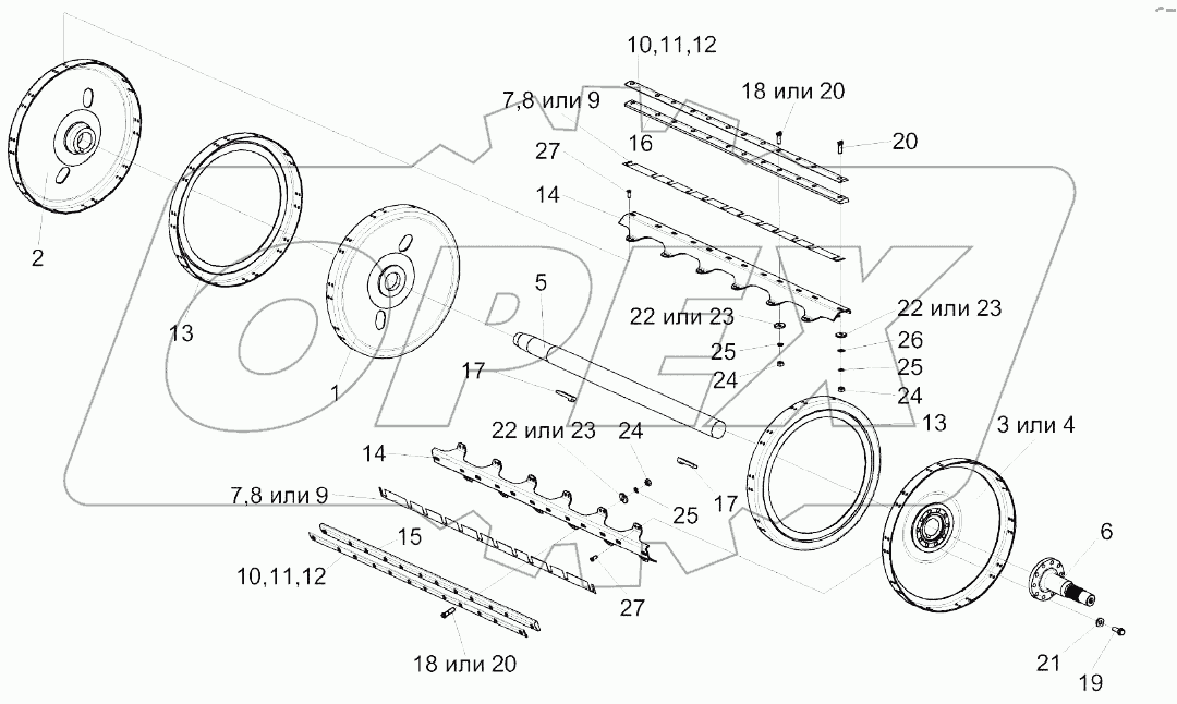 Барабан молотильный КЗК-8А-0104000-01