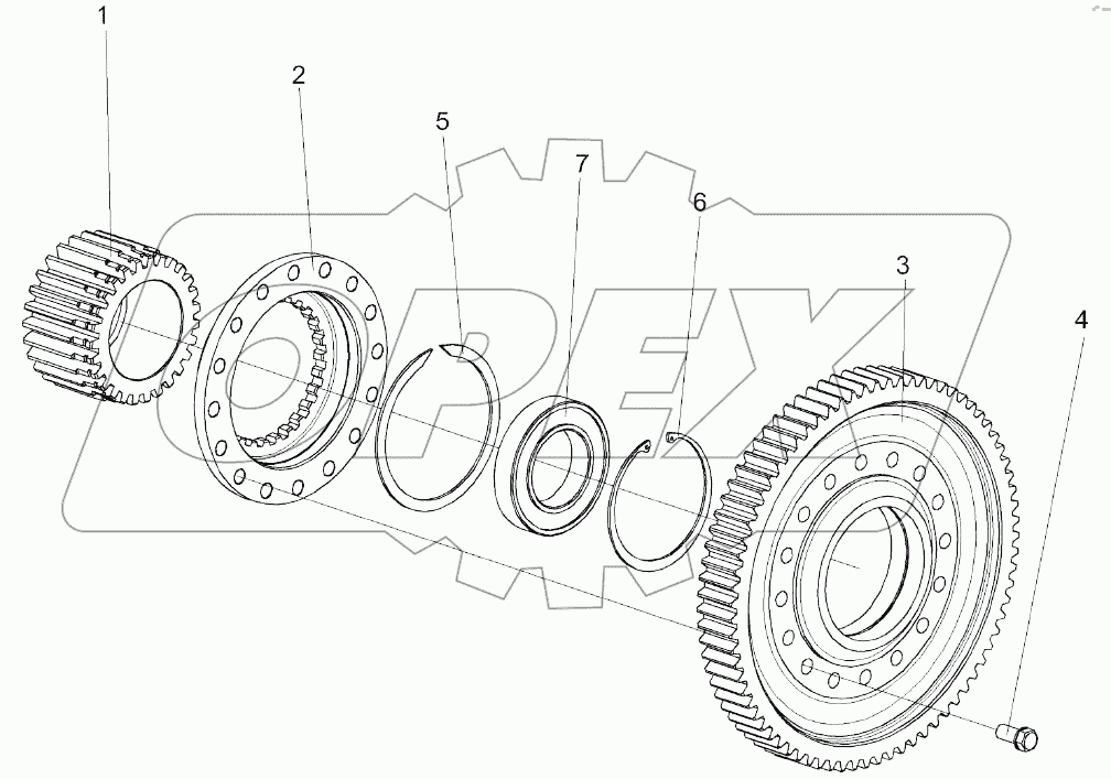 Колесо зубчатое МК-23М.03.210