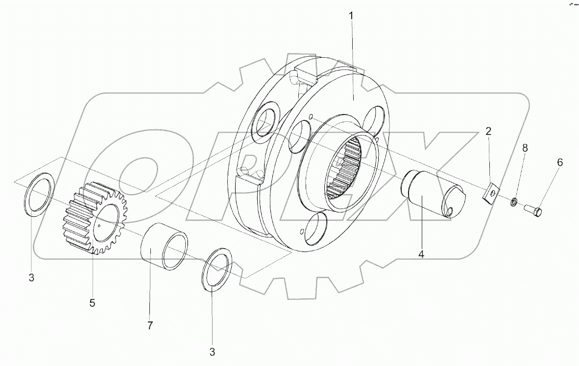 Водило КЗК-10-0107210