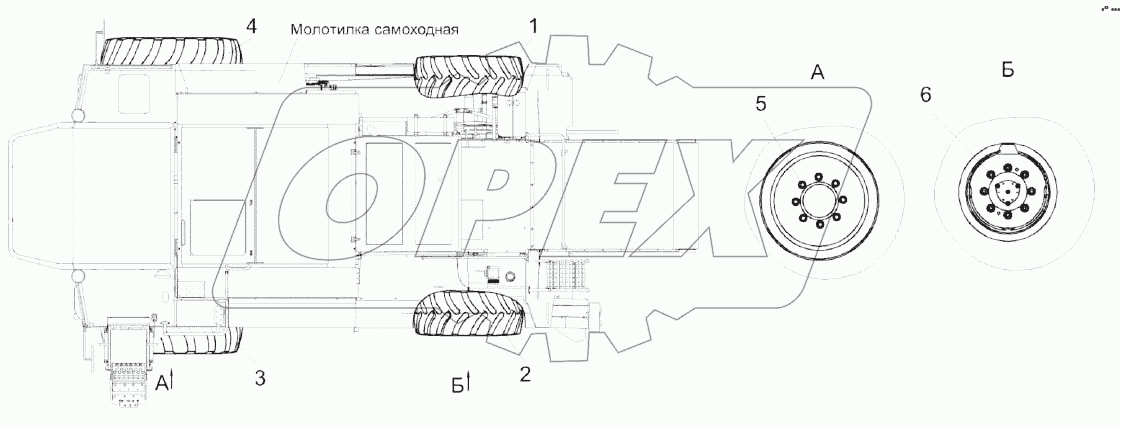 Установка колес КЗК-8-0111100
