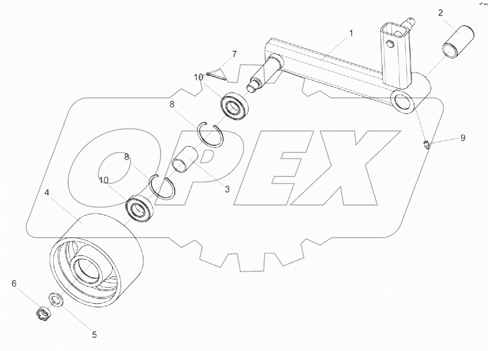 Рычаг КЗК 0100590