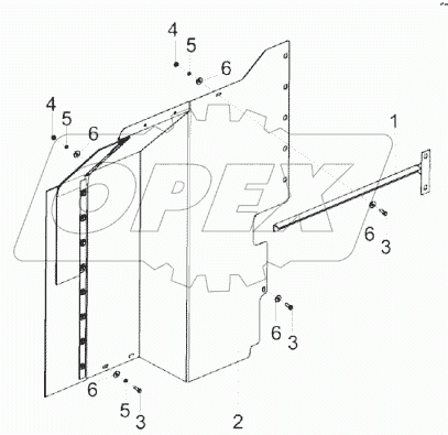 Установка щитка КЗК-8-0100200