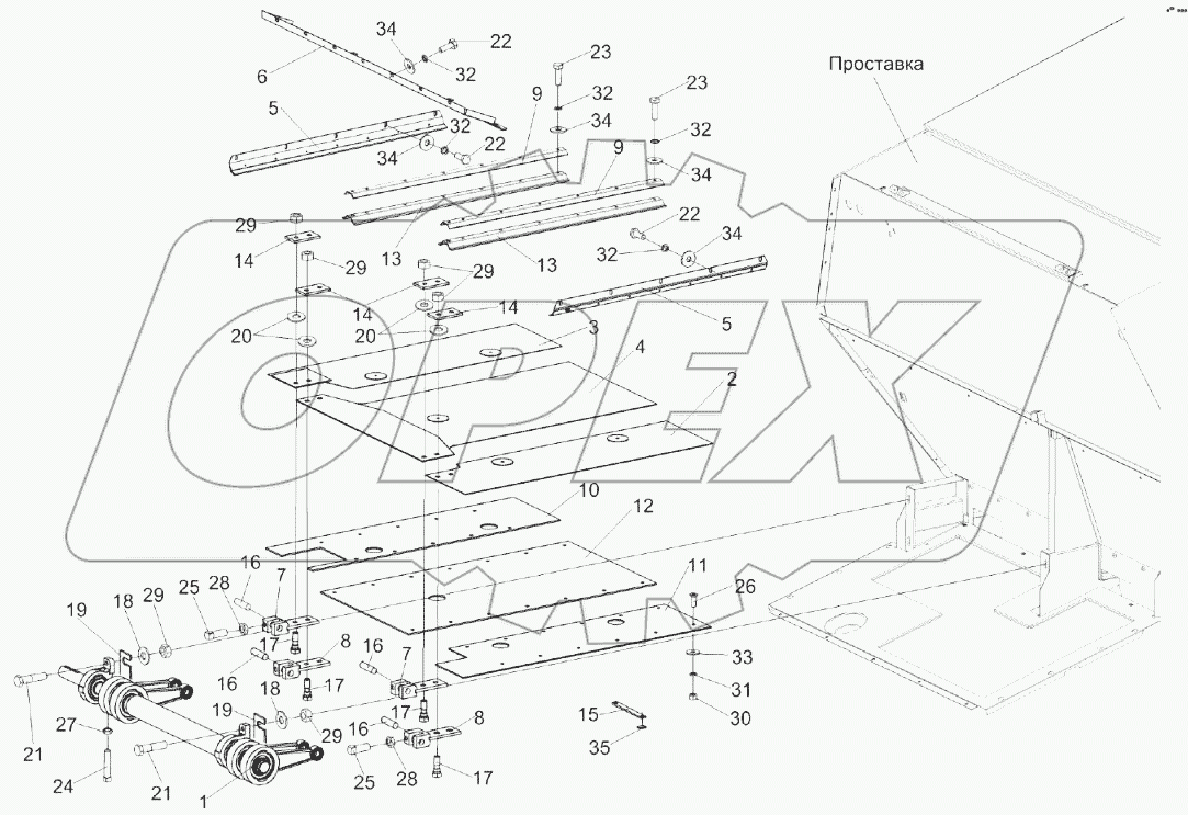 Установка вибродна КЗК-7-0226000