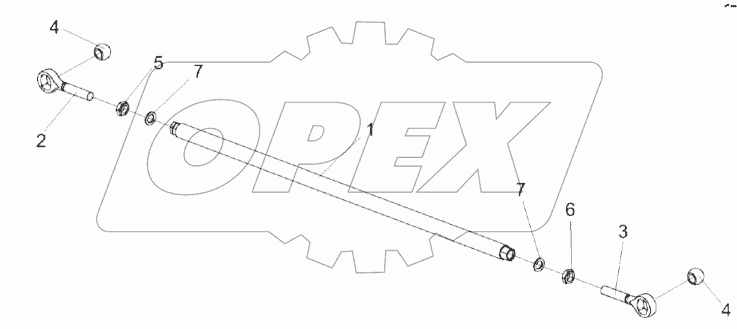 Тяга КЗК 0100560-03