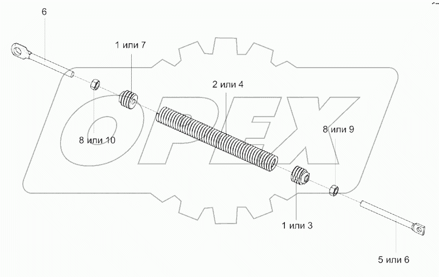 Пружины КЗК 0100720 и КЗР 0202800А