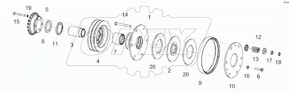 Муфта КЗК-8К-0400320