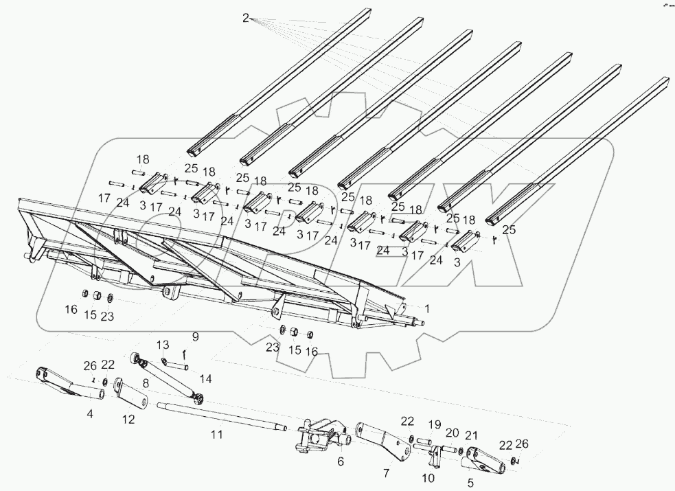 Днище КЗК-8К-0400160