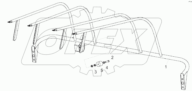 Ограждение КЗК-8К-0400130