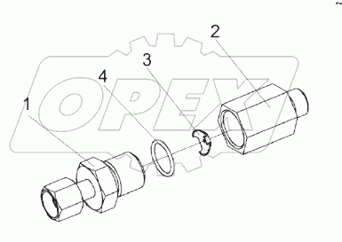 Дроссель с обратным клапаном КЗК 0602520А-02