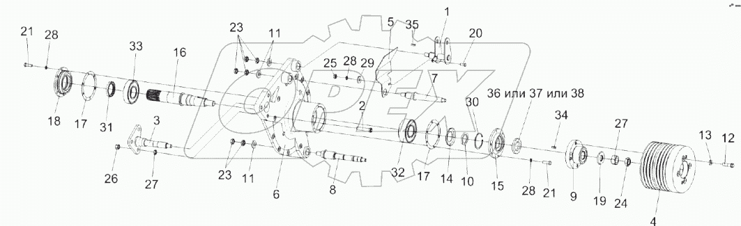 Главный привод КЗК-8А-2-0106270