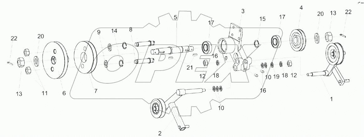 Контрпривод КЗК 0112080А