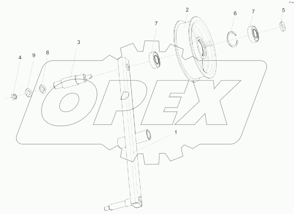 Рычаг КЗК 0112180А