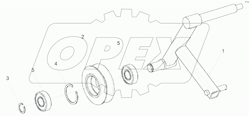 Рычаг КЗК 0112210А