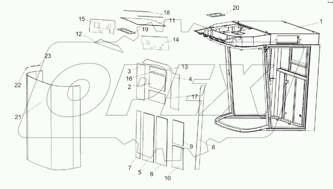 Каркас КЗК-12-0120010