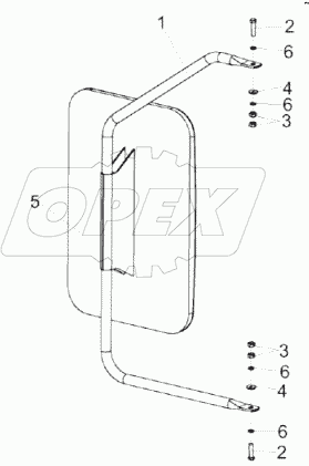 Установка зеркала КЗК 0100520
