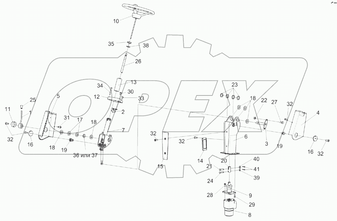 Рулевая колонка КЗК-8К-0119230