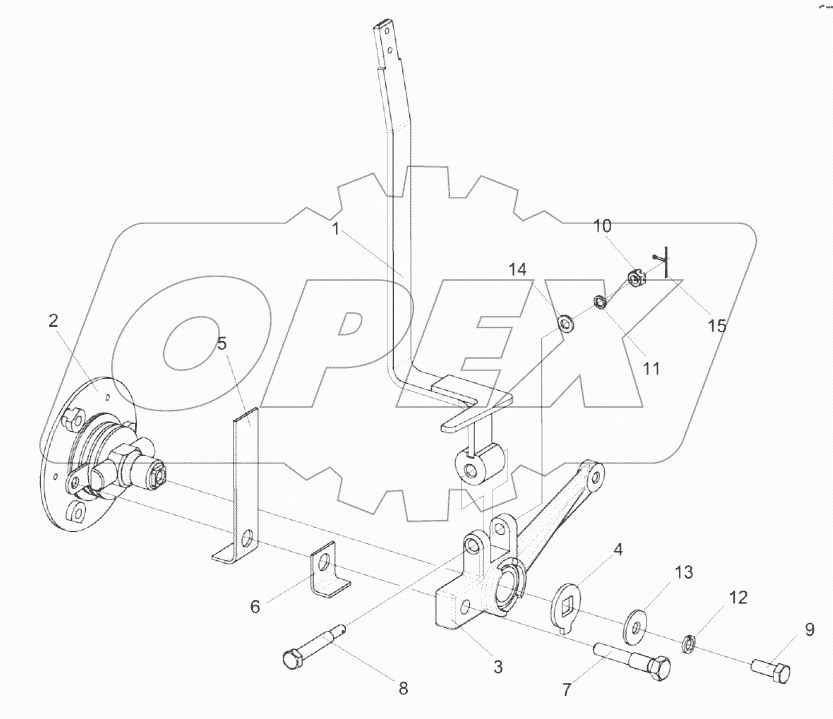 Рычаг КЗК-12-0119440Б
